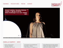 Tablet Screenshot of daedaluscompany.de